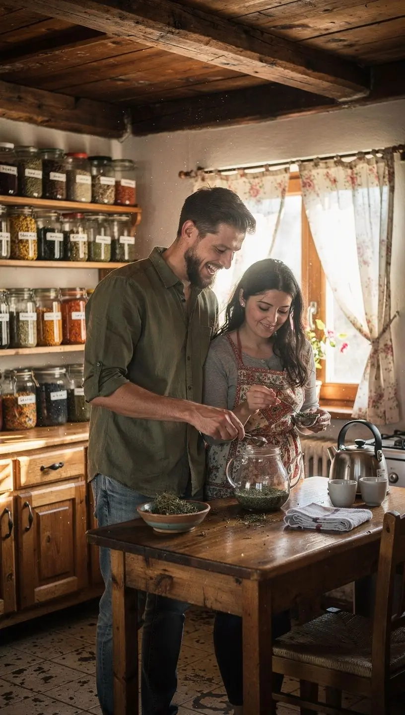 Grafikon, amely a rendszeres gyógynövényes tea fogyasztás hatásait szemlélteti az ízületi komfort szintjén az idő múlásával.